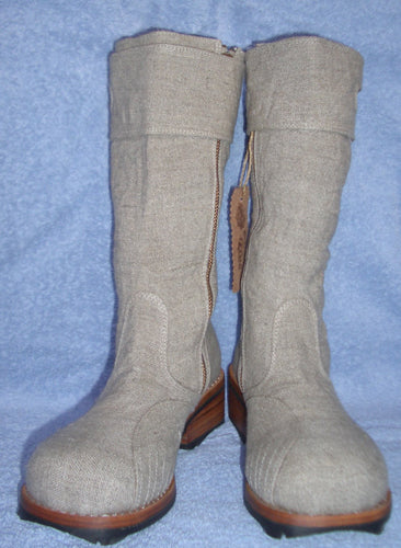 Hemp Buckled Boots