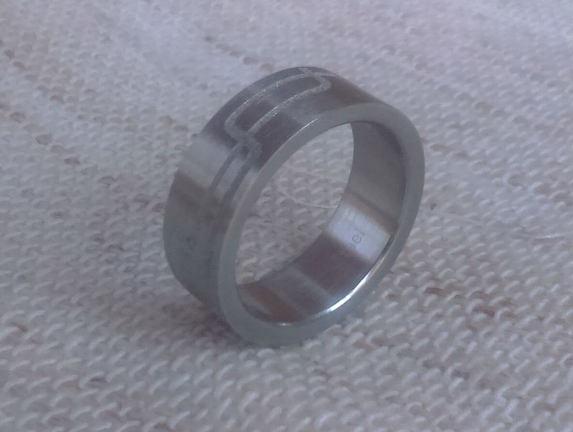 Tumbled Recycled Steel Rings