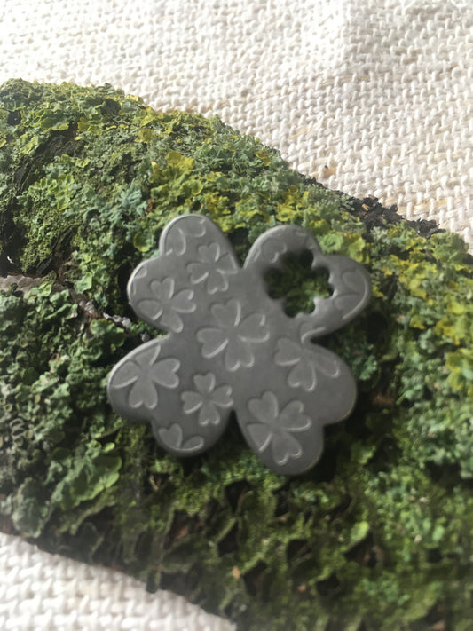 Pendant - EcoSteel Four Leaf Clover