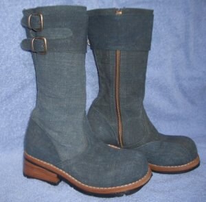 Hemp Biker boots